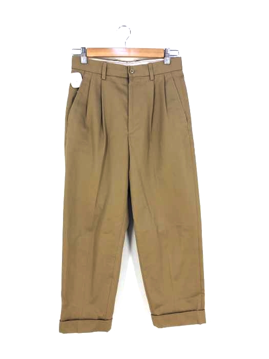 サイベーシックス SCYE BASICS サンホーキン綿×ムラ糸チノ 1タックトラウザーズパンツ レディース  36
