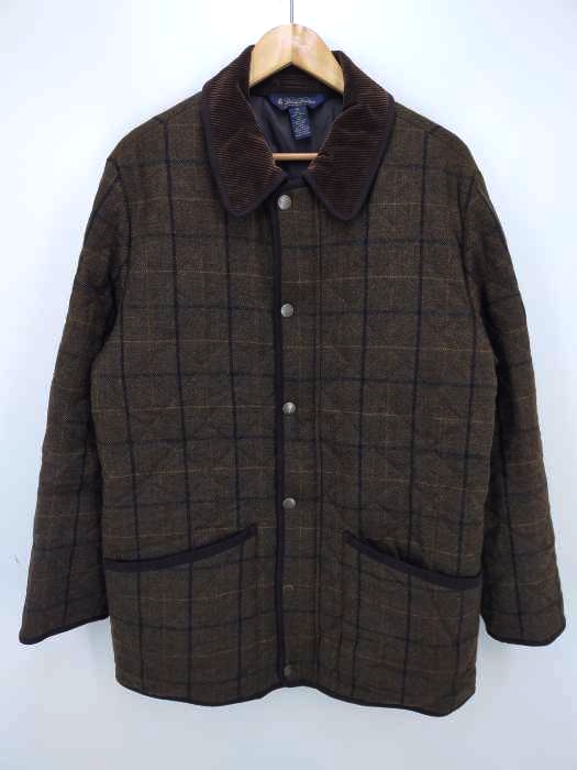 ブルックスブラザーズ BROOKS BROTHERS キルティング チェック ステンカラーコート メンズ JPN：M