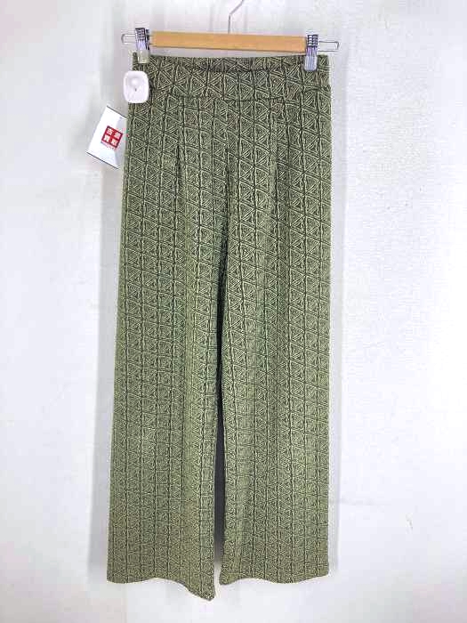ジーナシス JEANASIS ラメジャガードフレアパンツ レディース JPN：M