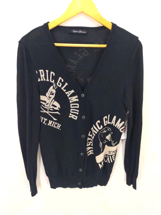 ヒステリックグラマー HYSTERIC GLAMOUR ガールプリント カーディガン レディース FREE