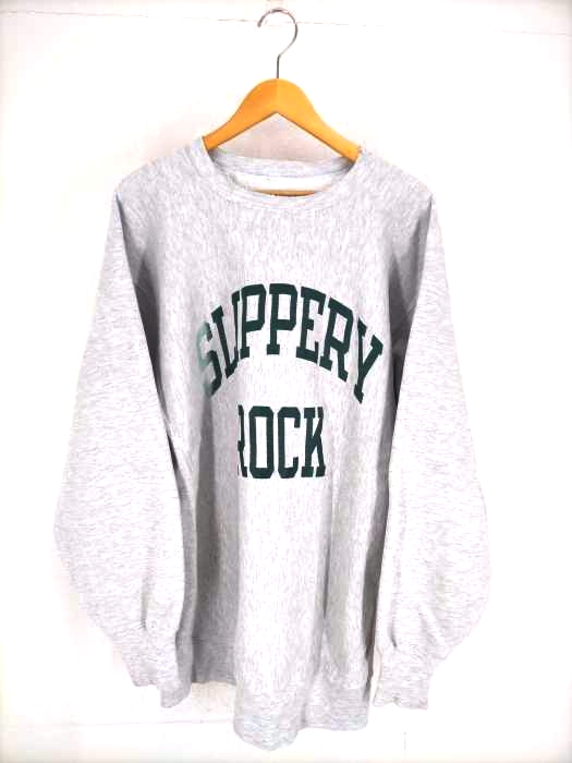 チャンピオン Champion REVERSE WEAVE SLIPPERY ROCK UNIV. アーチ2段ラバープリントクルーネックスウェット メンズ 表記無