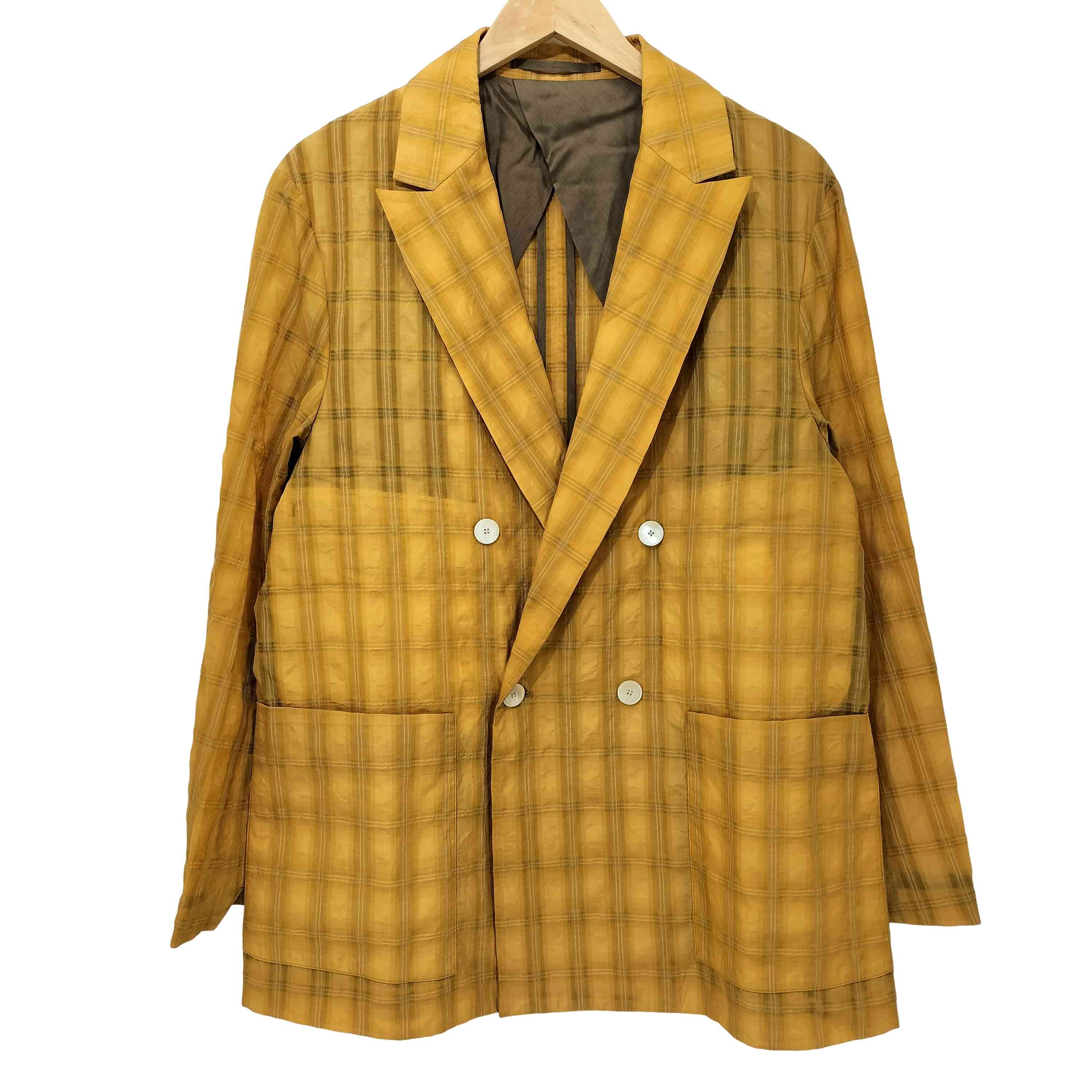 TOMORROWLAND(トゥモローランド) 23SS ポリエステルナイロンキュプラ ダブルブレステッド4Bジャケット メンズ JPN：M 【中古】【ブランド
