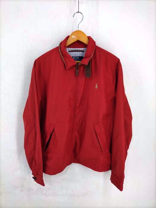 Polo by RALPH LAUREN(ポロバイラルフローレン) コーデュロイレザー切替ナイロンスウィングトップ メンズ JPN：L