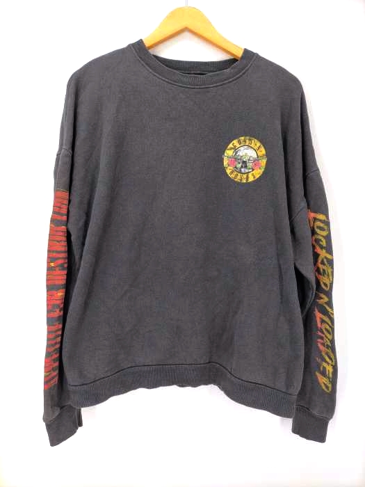 PULL&BEAR(プルアンドベア) Guns and Roses license sweat top メンズ import:S