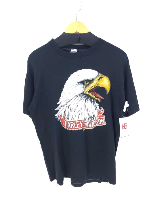 USED古着(ユーズドフルギ) Sportswearボディ プリントバイカーTシャツ メンズ JPN：XL
