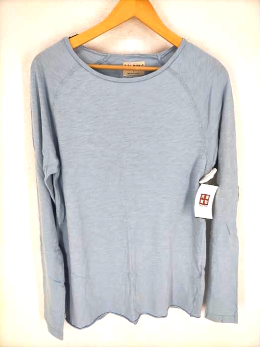 Nudie Jeans(ヌーディージーンズ) OTTO RAW HEM SLUB スラブ天竺ラグランカットソー メンズ JPN：S