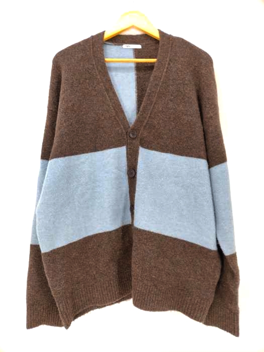 ZARA(ザラ) patchwork faux fur jacket メンズ import：L