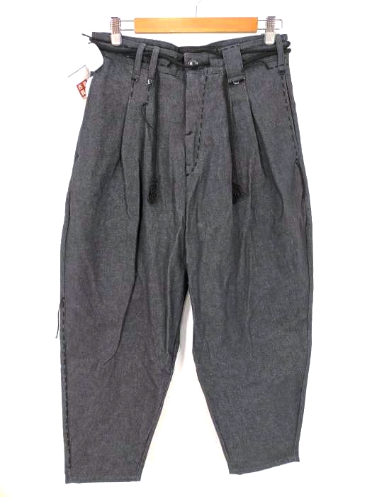 DASKA LOOM exclucive wide tapered pants organic denim washer メンズ 表記無