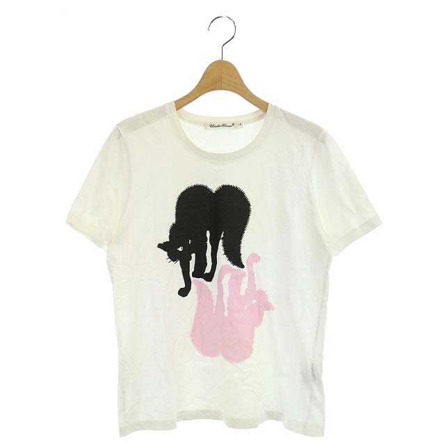 UNDERCOVER(アンダーカバー) Tシャツ カットソー 半袖 猫 1 白 ホワイト /MF レディース 1(日本サイズS相当)