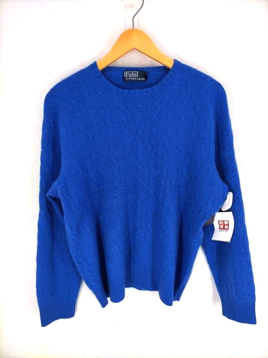 Polo by RALPH LAUREN(ポロバイラルフローレン) 100％カシミヤ ケーブルニットセーター メンズ  XXL