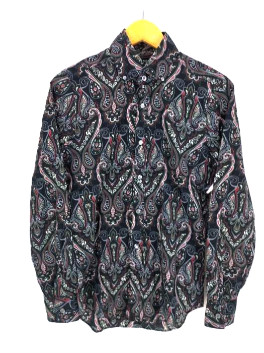 Pretty Green(プリティーグリーン) LS BKペイズリープリント BDシャツ メンズ JPN：XS