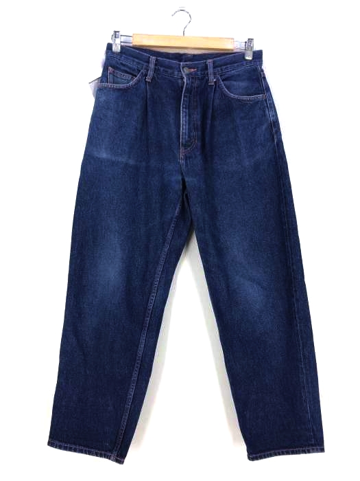 BEAMS(ビームス) NEW STANDARD 1プリーツ ワイドデニム パンツ レディース JPN：S