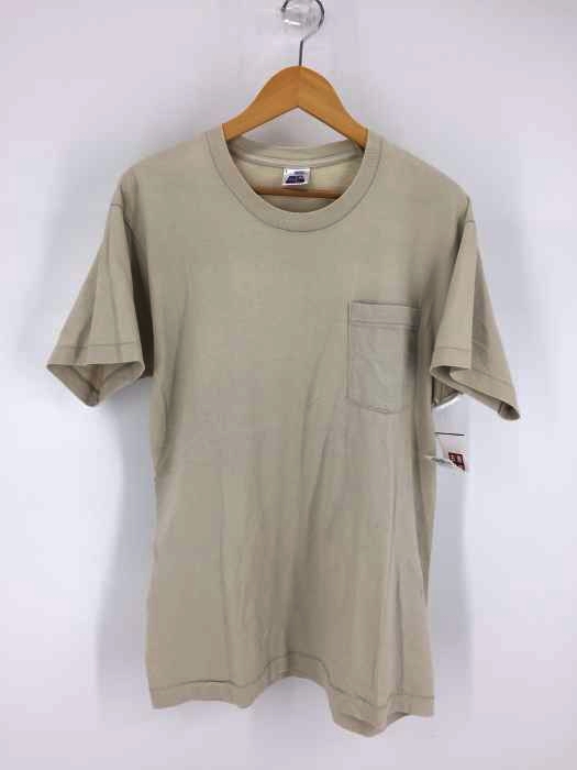 USED古着(ユーズドフルギ) BVD USA製 無地 ポケット Tシャツ  ブランクT  メンズ JPN：L