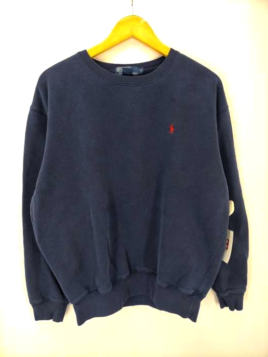 Polo by RALPH LAUREN(ポロバイラルフローレン) ポニー刺しゅう 裏起毛 クルーネック スウェット メンズ import：M