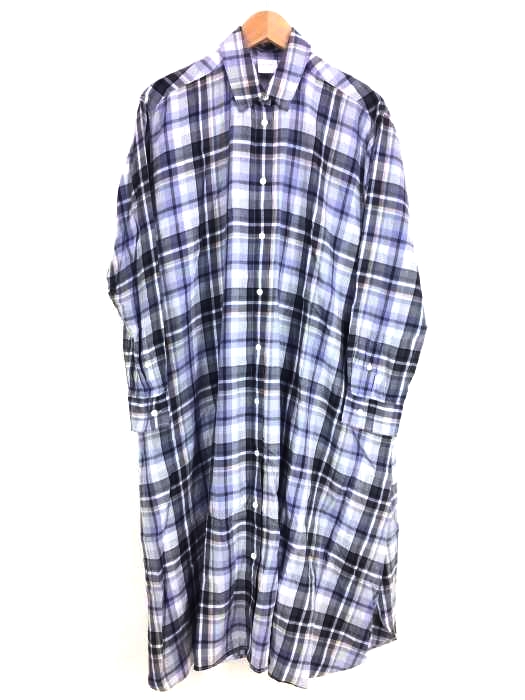 Spick and Span(スピックアンドスパン) 20SS マルチタータンチェックフレアシャツワンピ レディース FREE