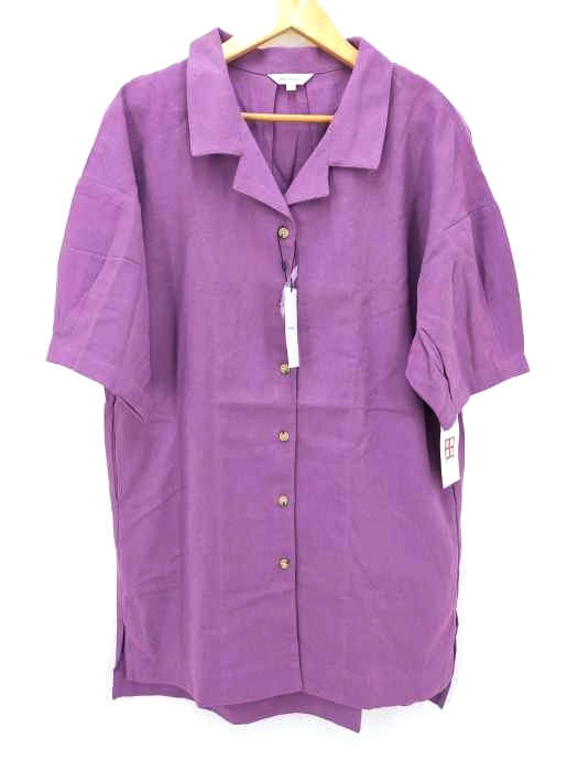moussy(マウジー) TUCK SLEEVE LONG SHIRT レディース  FREE