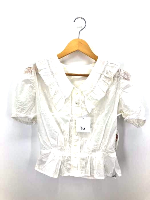 SLY(スライ) SOFT LACE TOPS レディース  1
