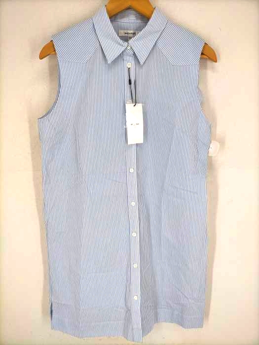 moussy(マウジー) STRIPE SLEEVELESS BLOUSE レディース  FREE