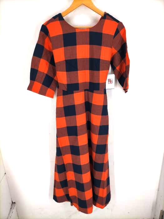 moussy(マウジー) BLOCK CHECK DRESS レディース  1