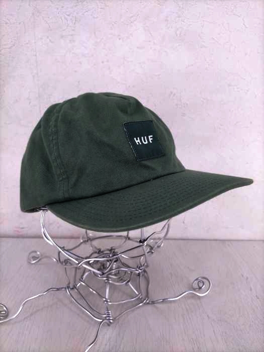 HUF(ハフ) ロゴ刺繍キャップ メンズ FREE