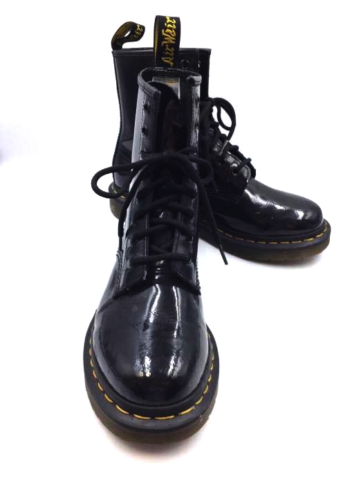Dr.Martens(ドクターマーチン) 1460 W パテント 8 ホール ブーツ レディース EUR：37