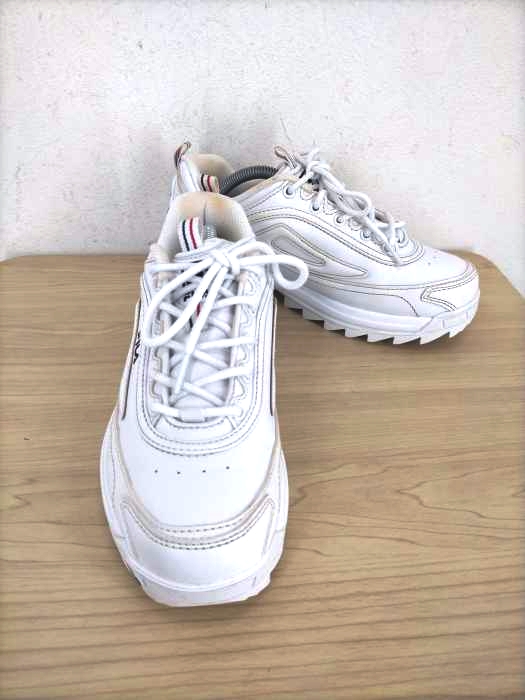 FILA(フィラ) DISTORTER HEART 厚底スニーカー レディース  24