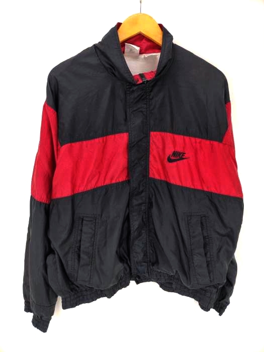 NIKE(ナイキ) 90S 銀タグ ナイロンジップアップジャケット リップストップ メンズ import：M