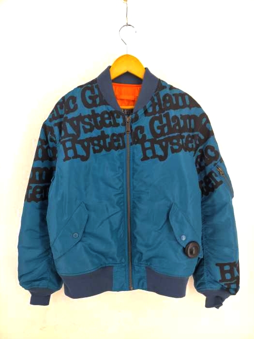 HYSTERIC GLAMOUR(ヒステリックグラマー) 21AW TYPE LOGO MA-1 メンズ JPN：L