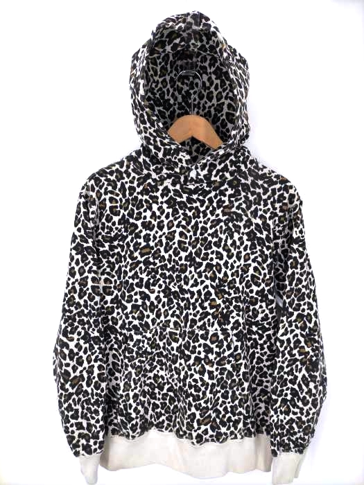 BEAMS(ビームス) レオパードジップアップパーカー メンズ JPN：M