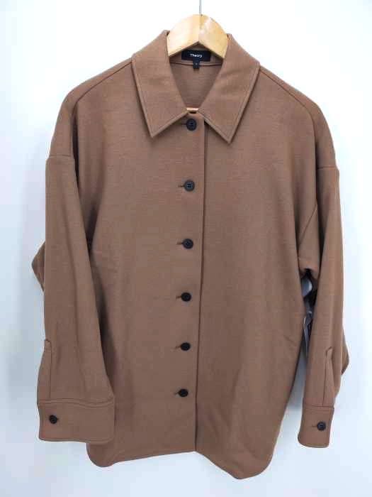 セオリー theory NEW SMOOTH JERSEY/OS SHIRT JKT レディース JPN：S
