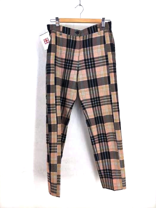 DRIES VAN NOTEN(ドリスヴァンノッテン) センタープレスチェックパンツ レディース JPN：36