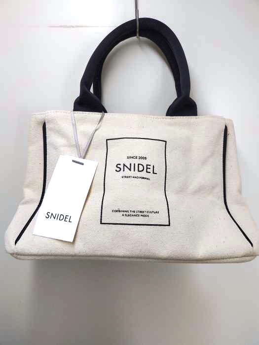 スナイデル snidel キャンバスエコバッグ レディース FREE