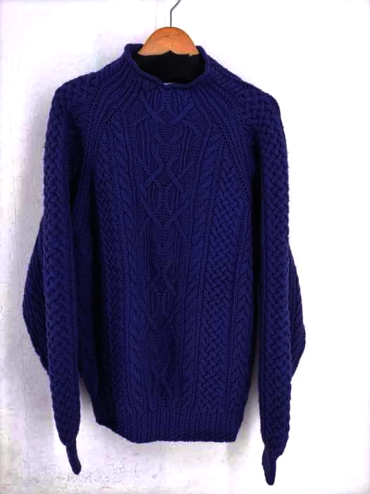 フッチェ ウオモ ヨシユキ コニシ FICCE UOMO YOSHIYUKI KONISHI HAND KNIT ケーブルタートルネック メンズ 表記無