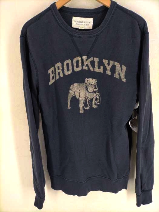 デニムアンドサプライ ラルフローレン DENIM & SUPPLY RALPH LAUREN プリントクルーネックスウェット メンズ JPN：S