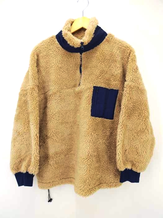 ユーズドフルギ USED古着 {DOUBLE NAME}ボアアノラックブルゾン レディース FREE