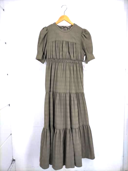 マウジー moussy TUCKED SLEEVE TIERED ドレス レディース  2