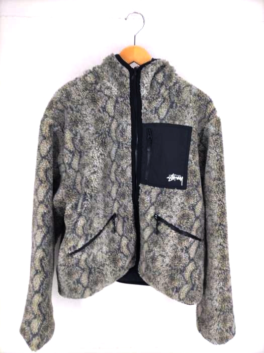 ステューシー Stussy 22AW SNAKE JACQUARD SHERPA JACKET メンズ JPN：M