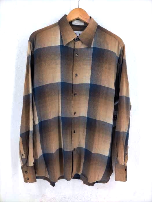Perry Ellis チェック柄長袖シャツ M Perry Ellis チェック柄長袖シャツ M
