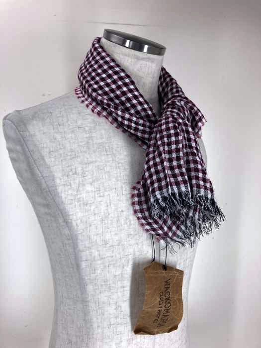 WACKO MARIA（ワコマリア） GINGHAM CHECK STOLE チェック柄 スカーフ ストール メンズ ファッション雑貨 マフラー・スカーフ