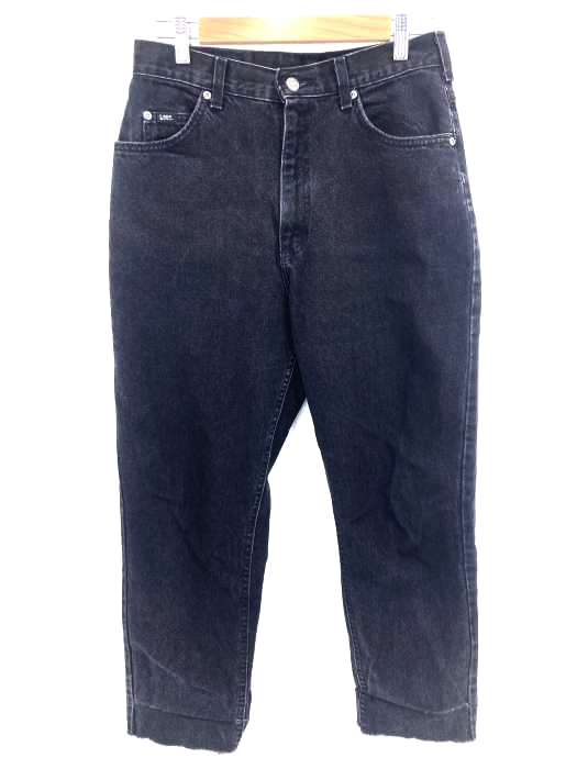 Lee(リー) USA製 カットオフ ブラックデニムパンツ レディース  12MED