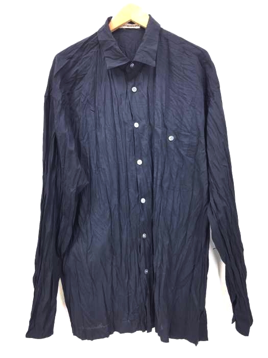 ISSEY MIYAKE MEN(イッセイミヤケメン) シワ加工プレーンシャツ ギンタグ メンズ  5