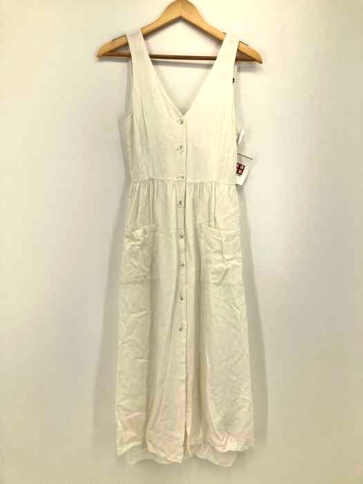 ZARA(ザラ) 切替 ノースリーブワンピース レディース import：S