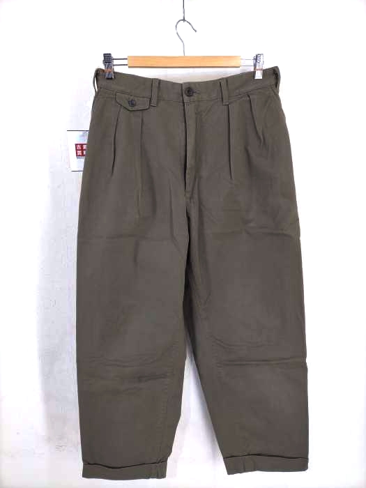 BEAMS PLUS(ビームスプラス) 22SS 2プリーツ チノ メンズ JPN：M