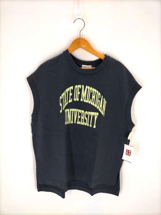 CIAOPANIC TYPY(チャオパニックティピー) 21ss ヘビーウェイトカレッジプリントノースリTee レディース ONE SIZE