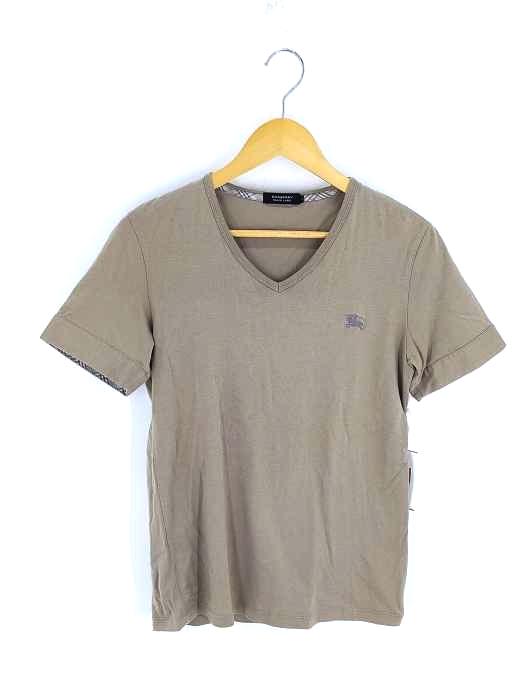 BURBERRY BLACK LABEL(バーバリーブラックレーベル) VネックTシャツ メンズ JPN：2