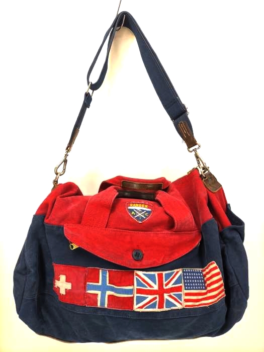 Rugby Outfitters RALPH LAUREN(ラグビーアウトフィッターズ ラルフローレン) 国旗刺繍 ボストンバッグ メンズ 表記無