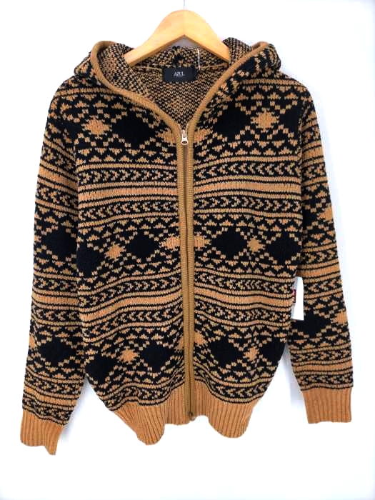 AZUL by moussy(アズールバイマウジー) CHIMAYO MOLE KNIT ZIP PARKA メンズ  M