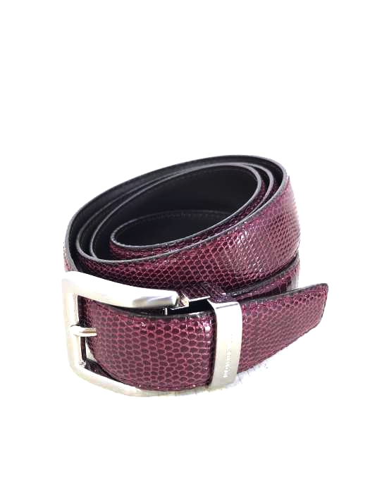 BURBERRY(バーバリー) パイソン型押しベルト メンズ  無