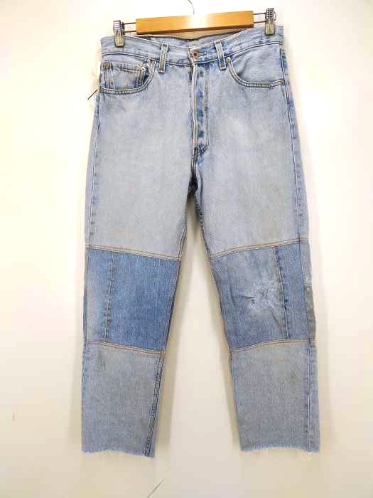 リーバイス Levis 501 GUELL MUSTARD ボタンフライリメイクデニム レディース  W32L32