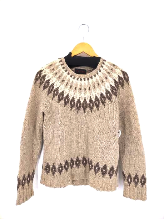 RALPH LAUREN(ラルフローレン) EXCLUSIVE HAND KNIT ウールシルク ノルディックセーター メンズ import：M